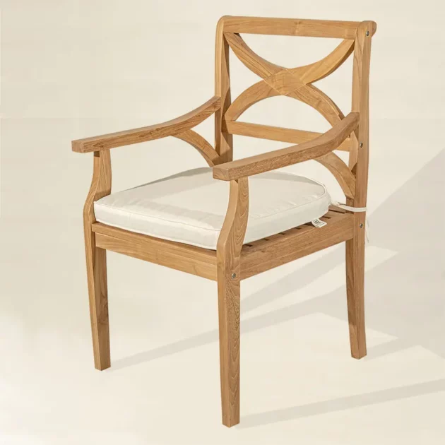 chaise fauteuil en bois de teck