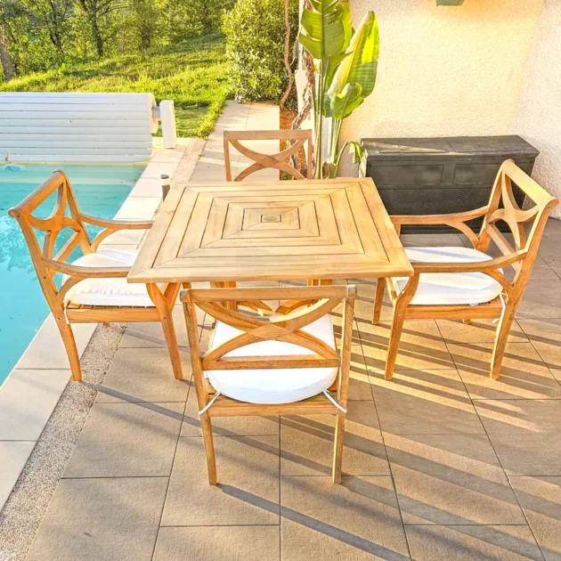 table de jardin 4 personnes